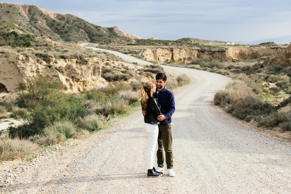 Séance engagement Emma & Olivier - Desert de Bardenas, Espagne-163