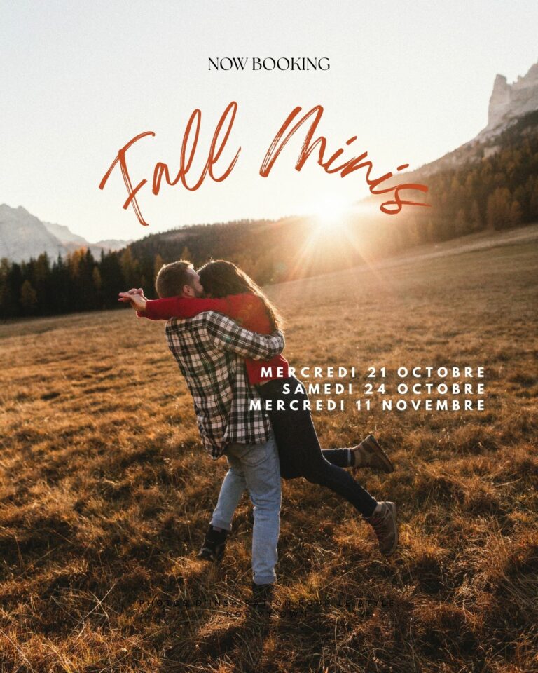 Affiche Fall Minis avec les trois dates